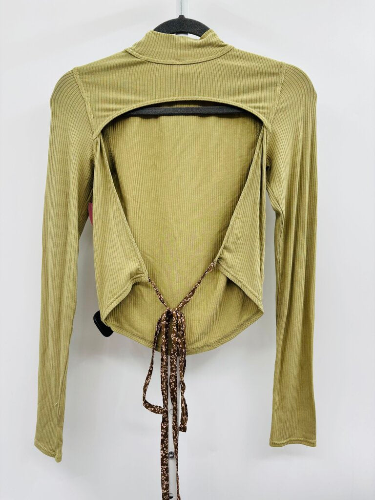 Free People Top Green S