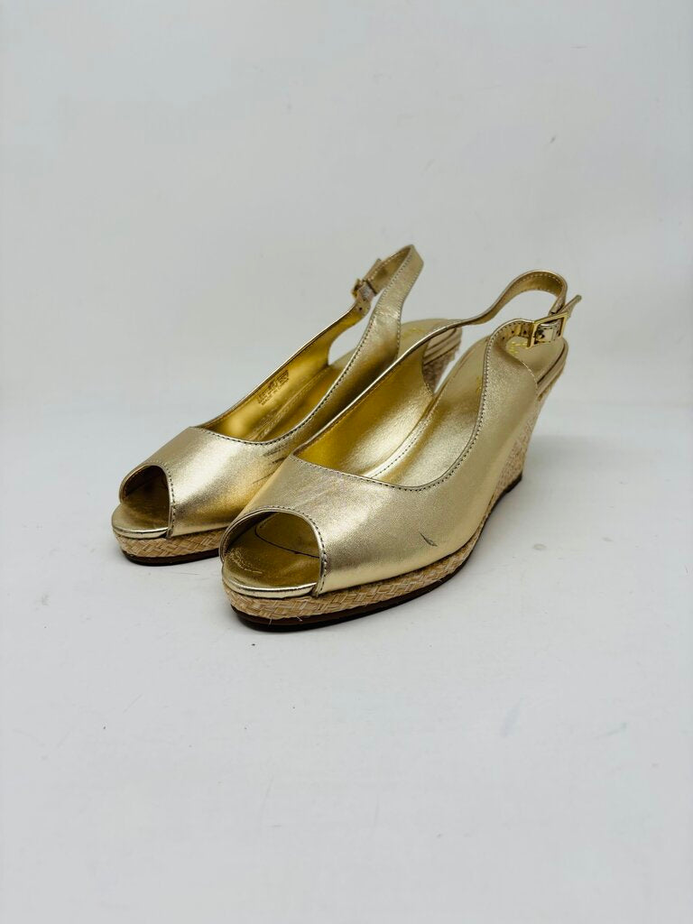 Lilly Pulitzer Wedge Gold 8