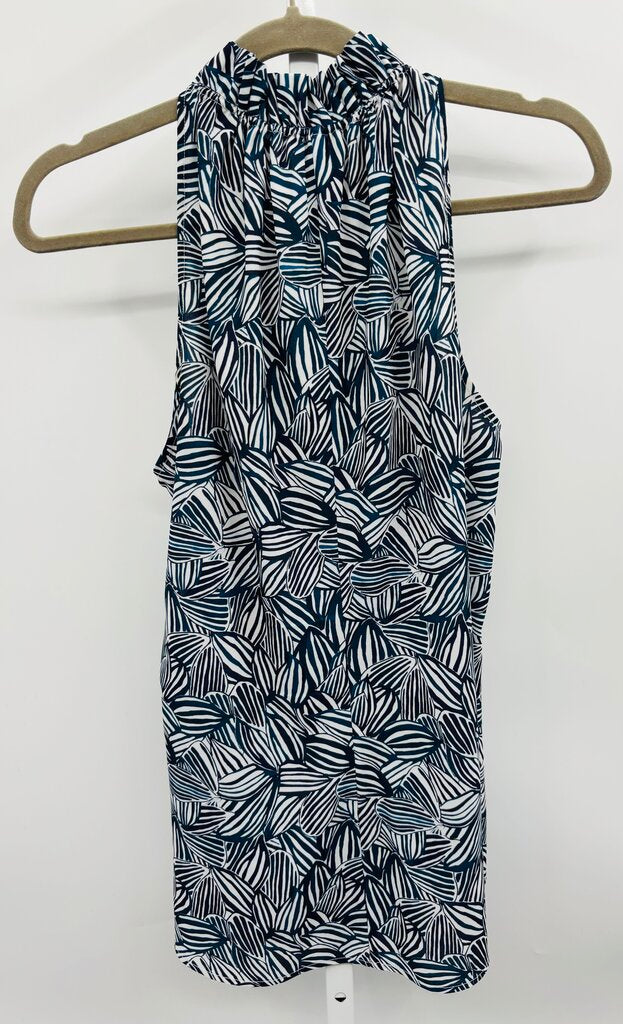 Abbey Glass Top Navy L