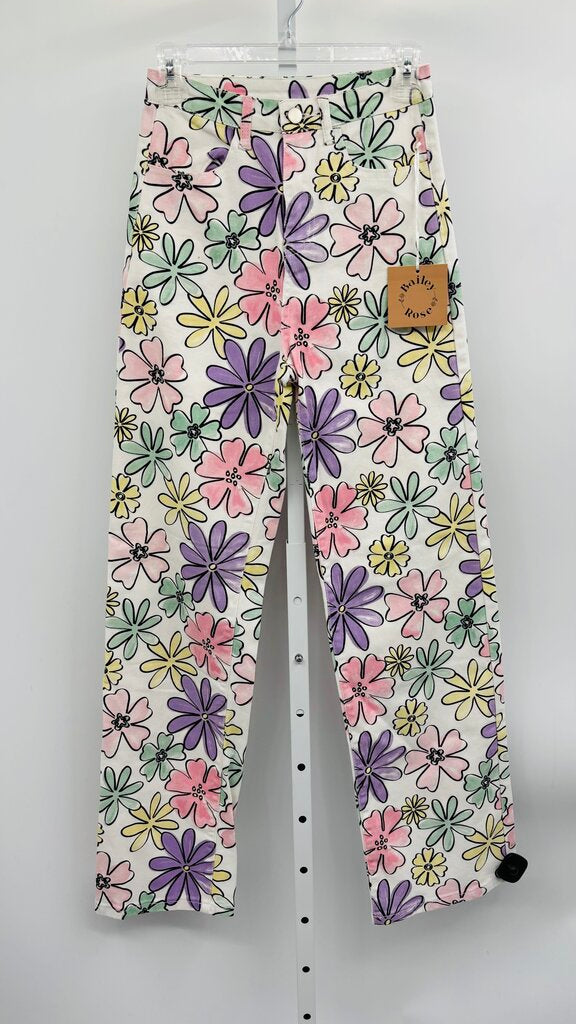 Bailey Rose Jeans Wide Leg White XS