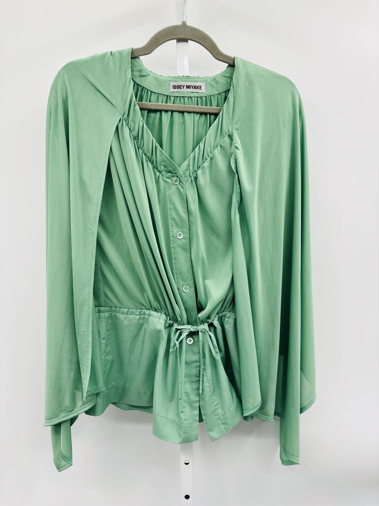 Issey Miyake Blouse Green 2
