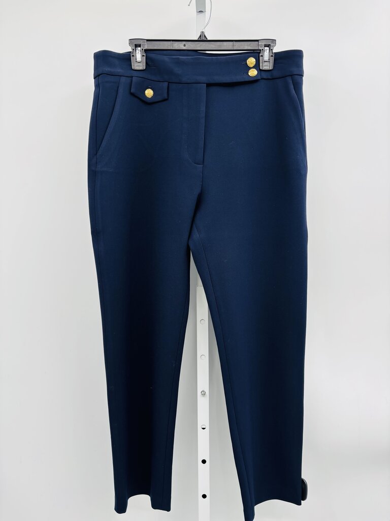 Veronica Beard Cropped Pants Navy 14