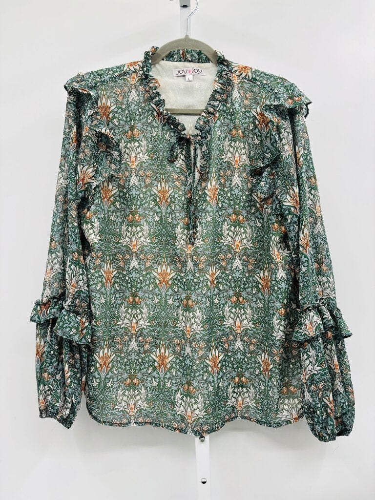 Joy Joy Blouse Green L