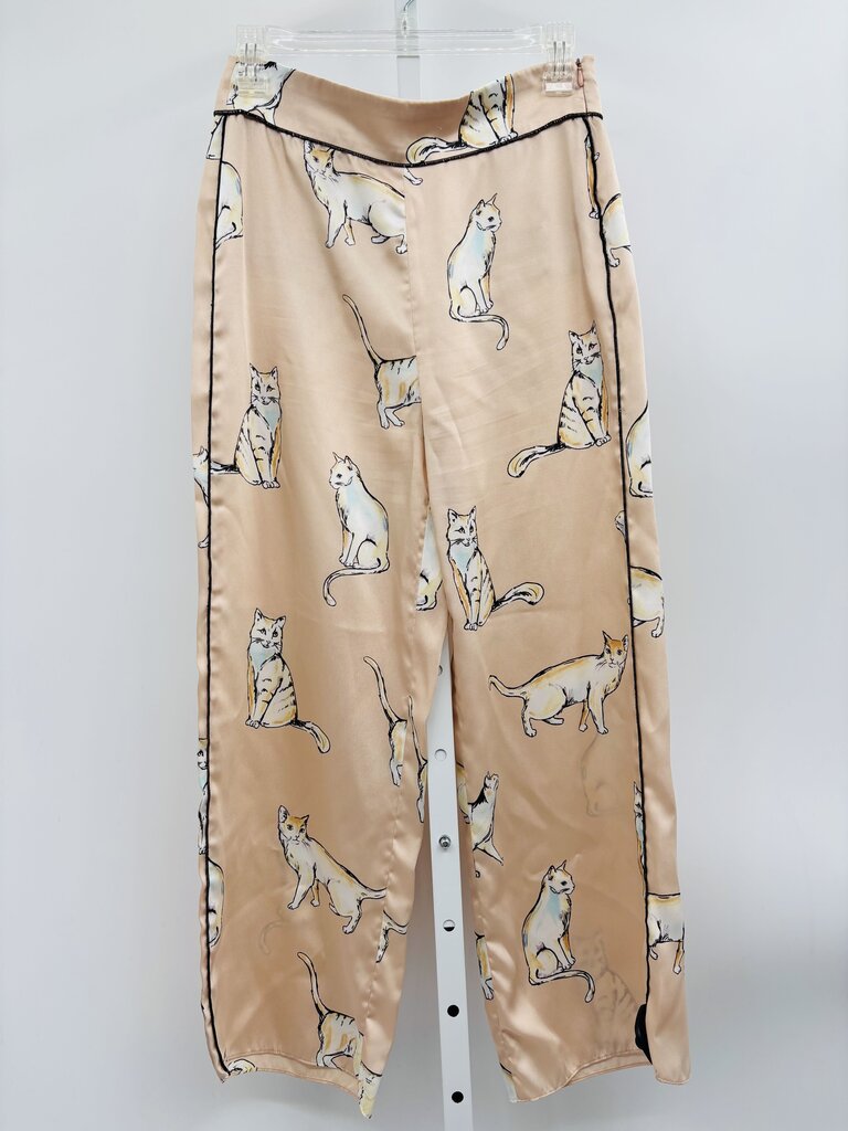 Zara Pants Wide Leg Beige S