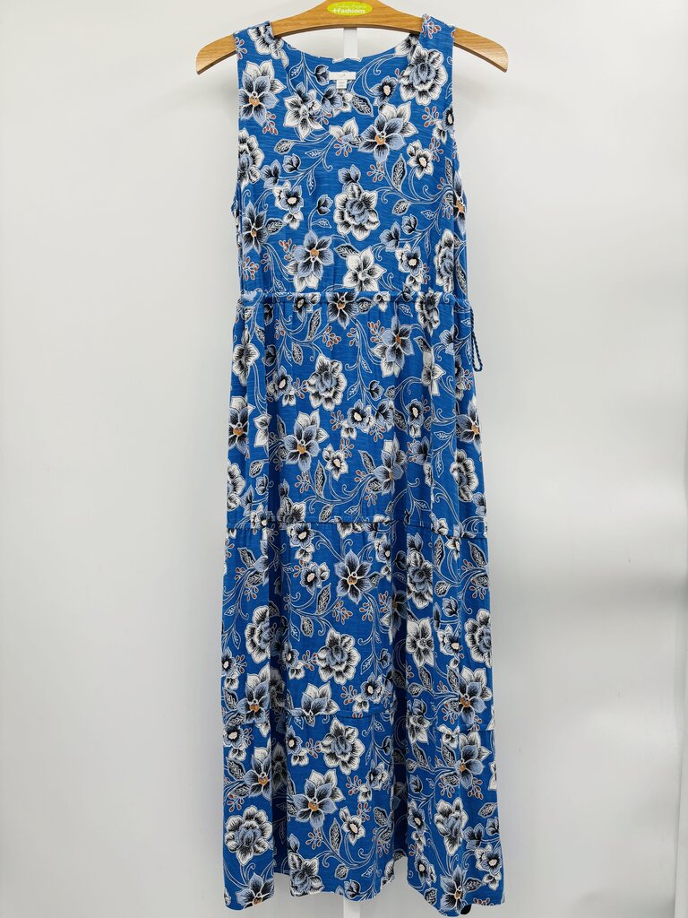 J. Jill Maxi Dress Plus Blue 1X
