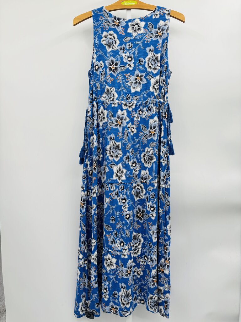 J. Jill Maxi Dress Plus Blue 1X
