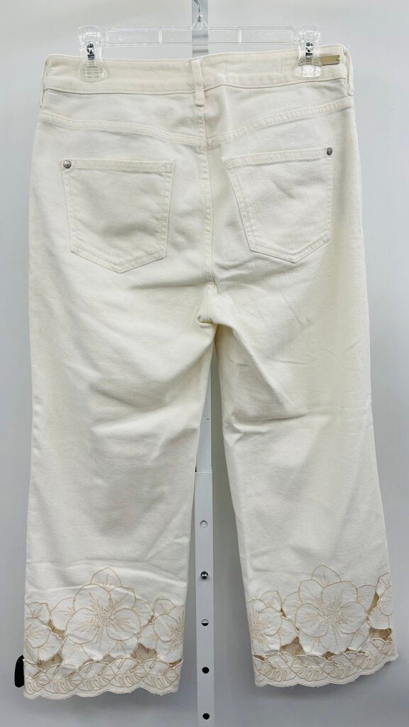 Pilcro Jeans Wide Leg White 6
