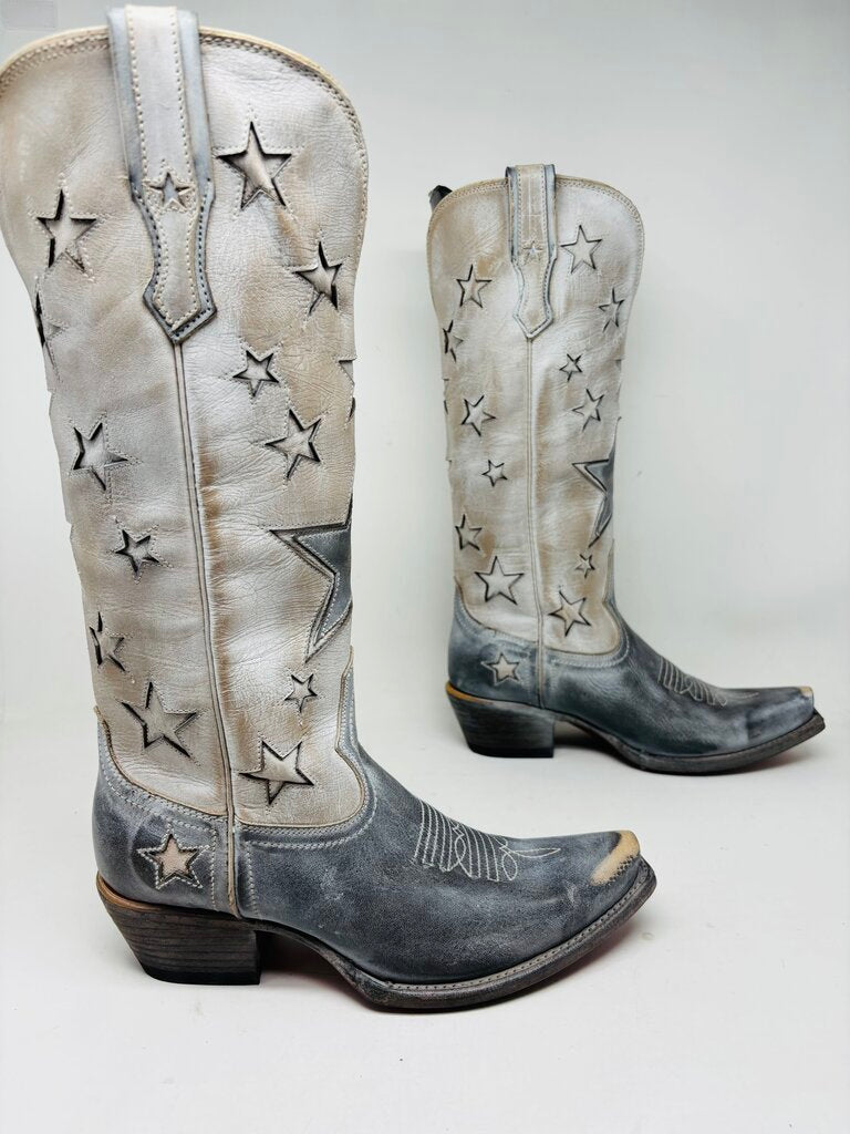 Freebird Cowboy Boots Grey 7