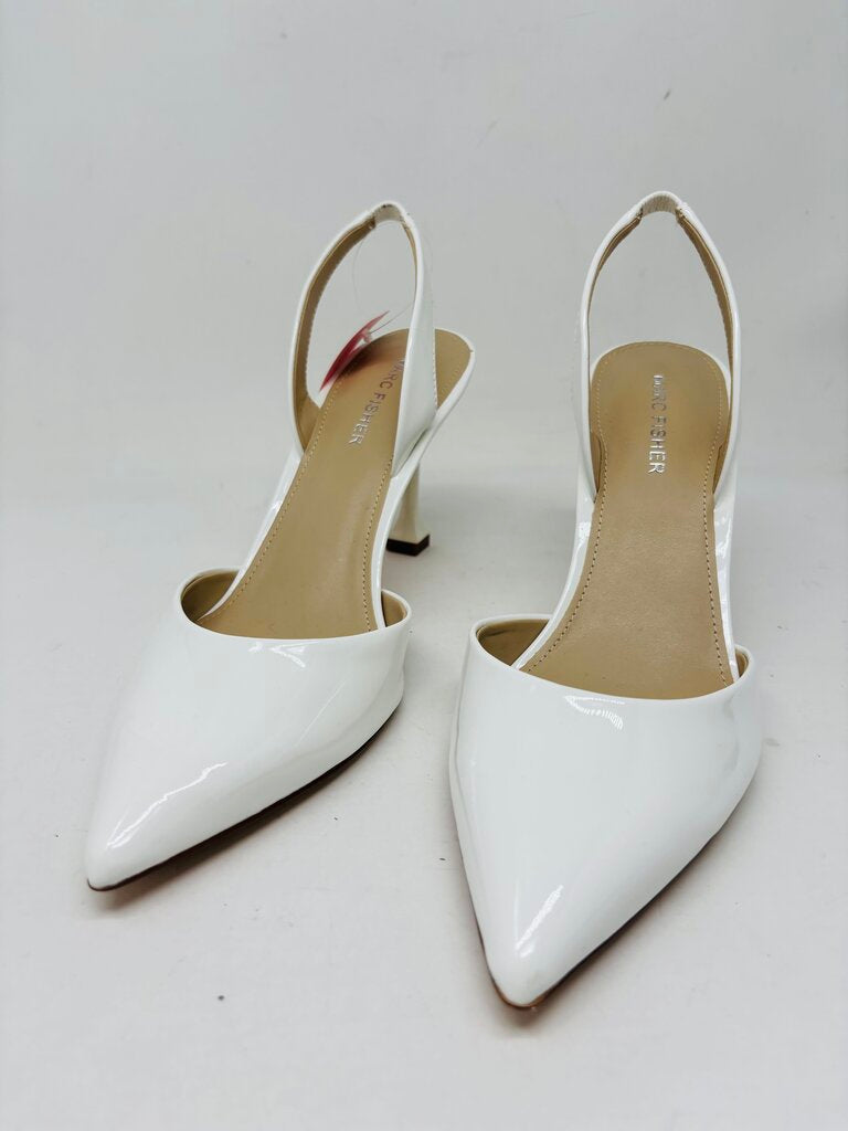 Marc Fisher Heels White 8.5