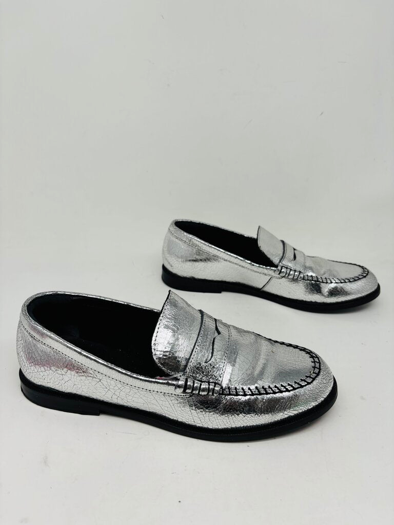 Free People Loafers Silver 7