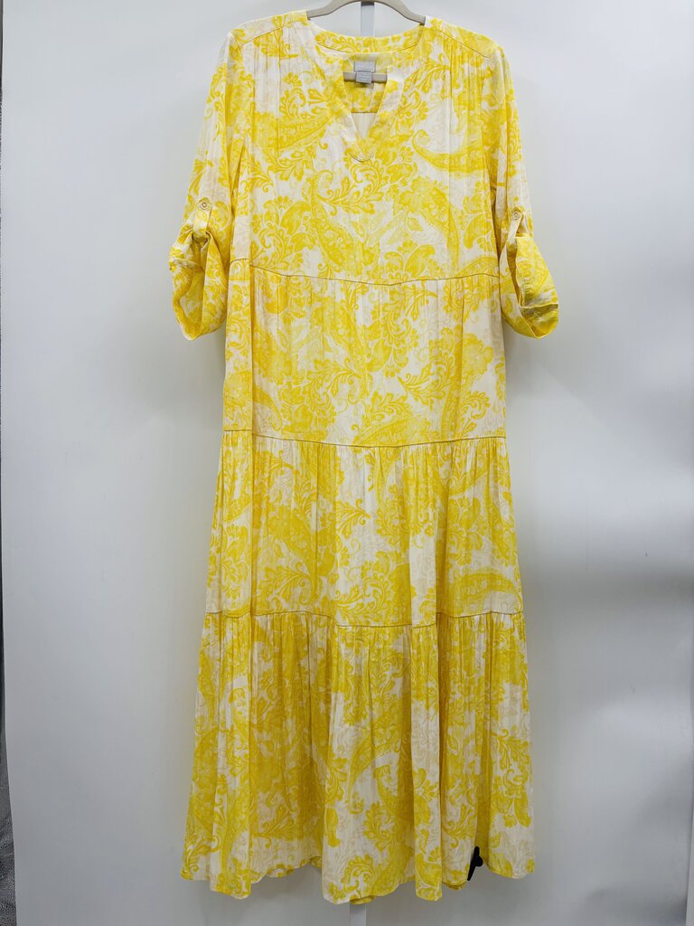 Chico's Maxi Dress Yellow M