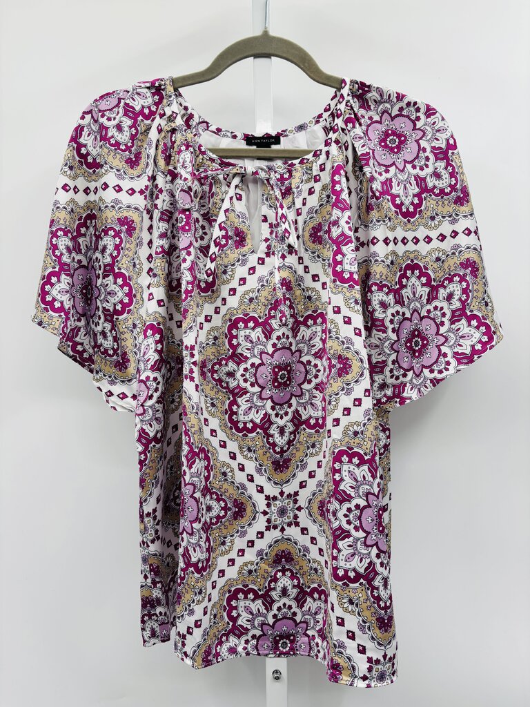Ann Taylor Blouse Pink M
