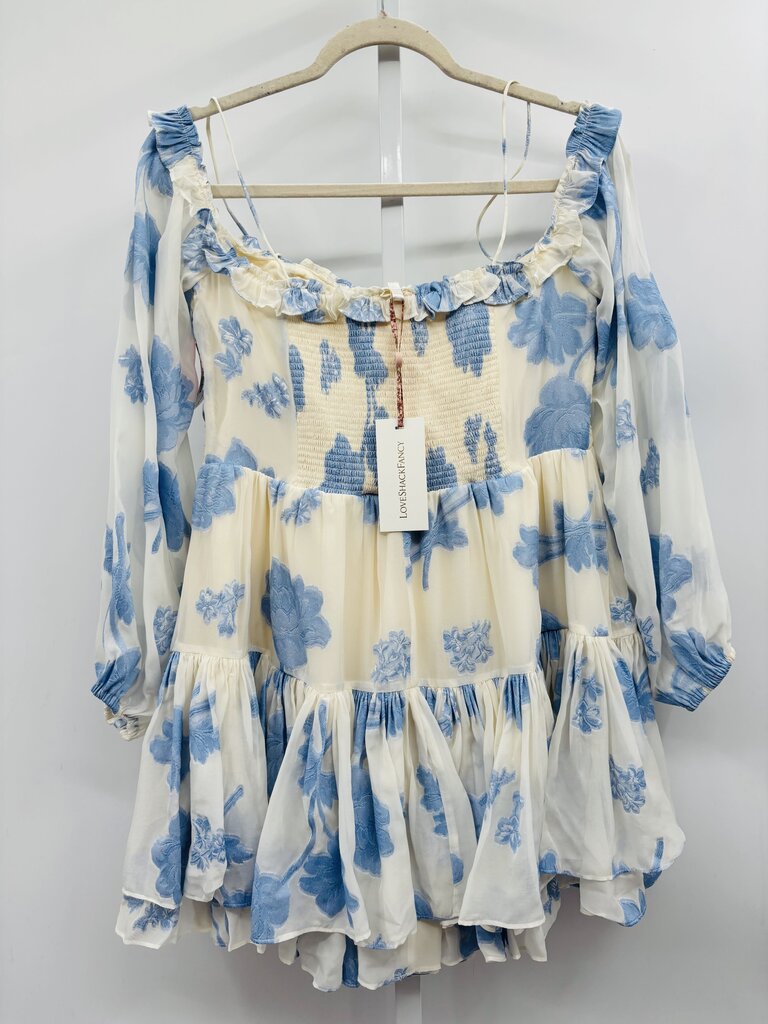 LoveShackFancy Dress Blue L