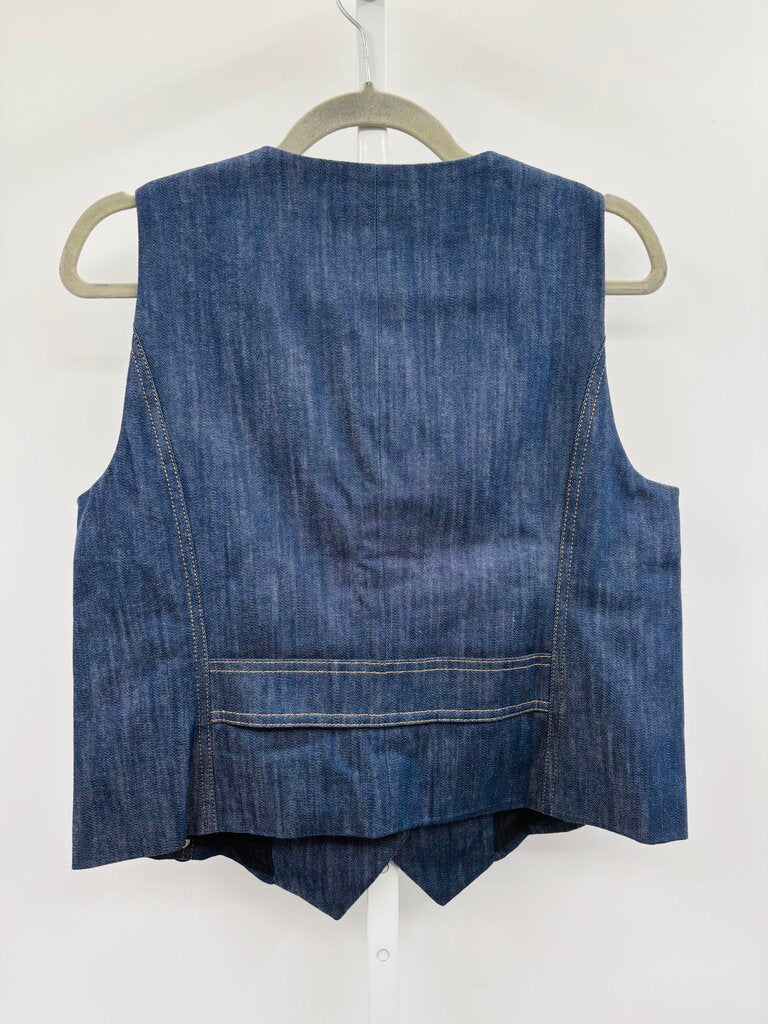 Talbots Vest Navy 10