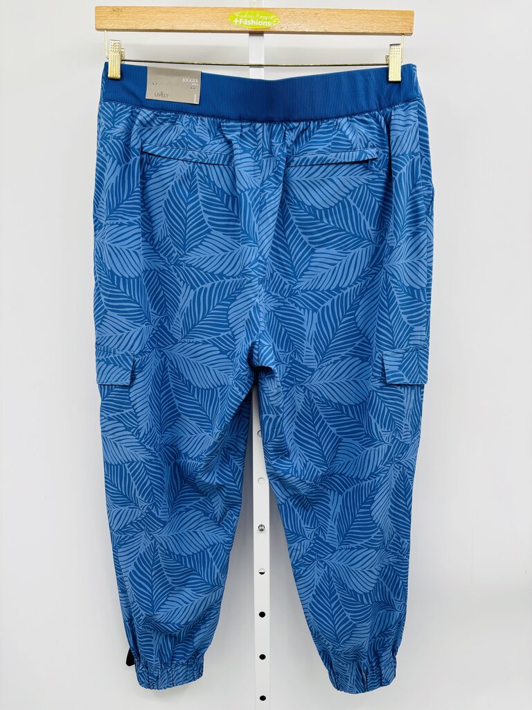 Soft Surroundings Cropped Pants Blue 16