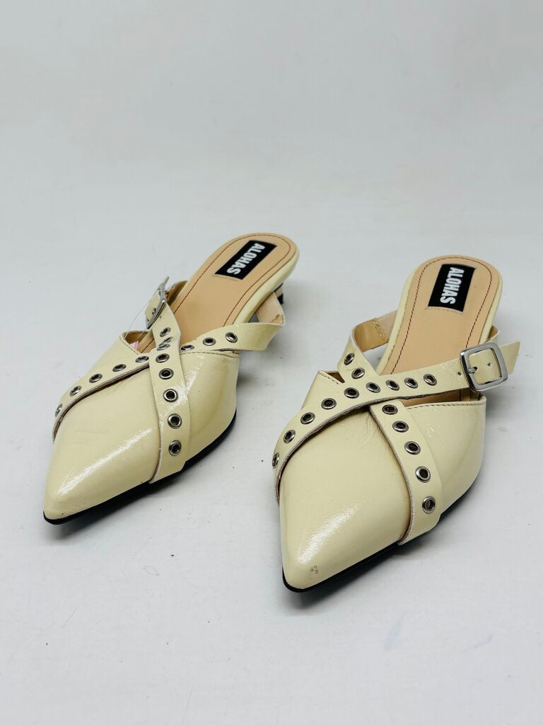 Alohas Mules Beige 6.5