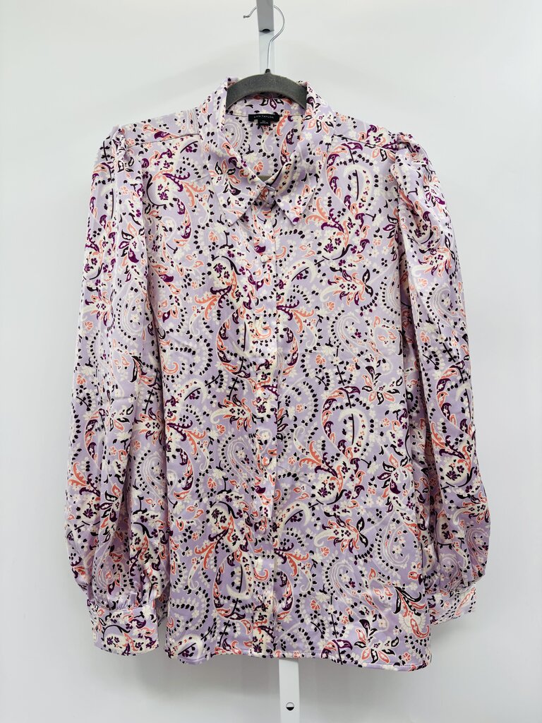 Ann Taylor Blouse Purple XL