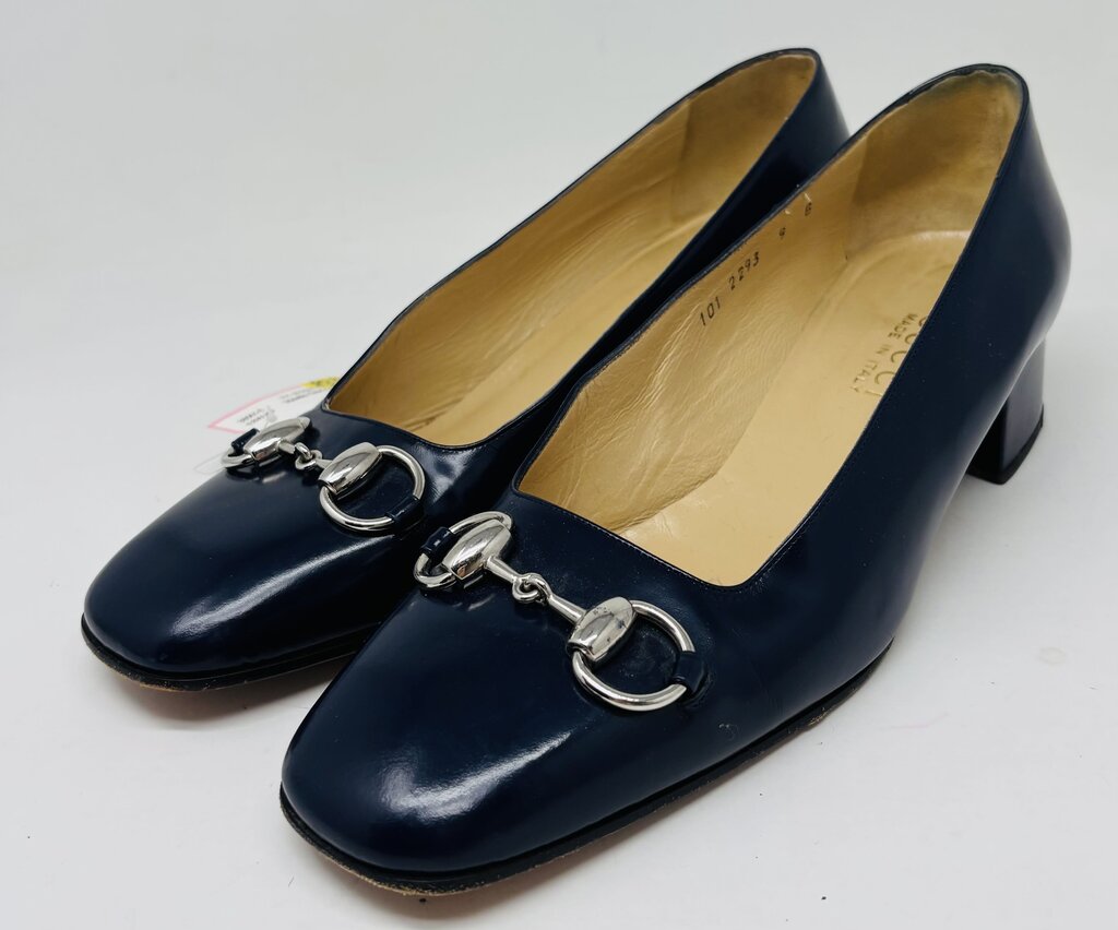 Gucci Heels Navy 9