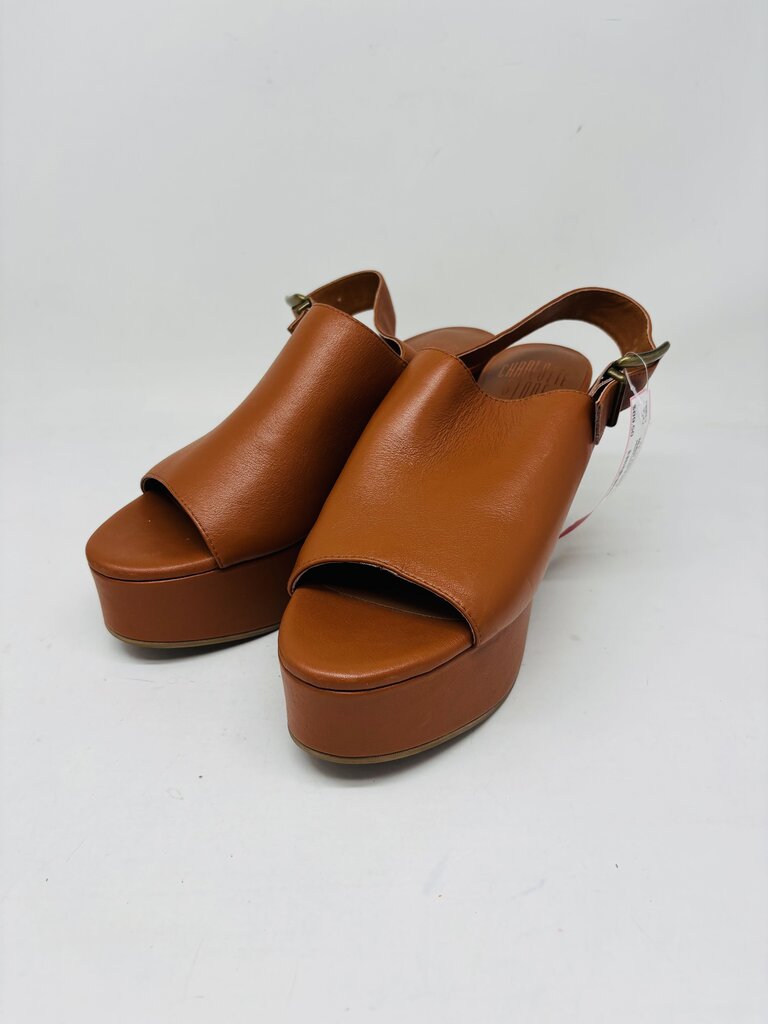 Charlotte Stone Mules Tan 9