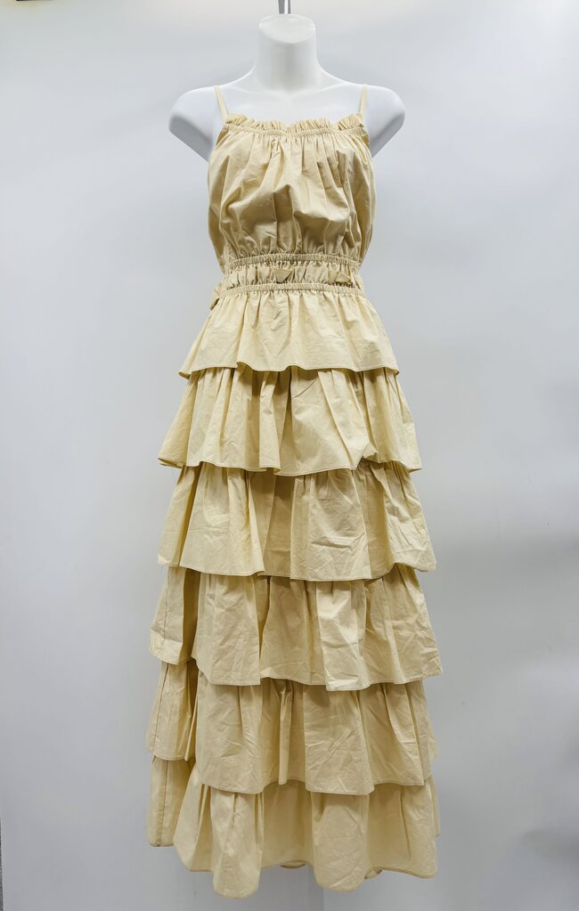English Factory Maxi Dress Beige M
