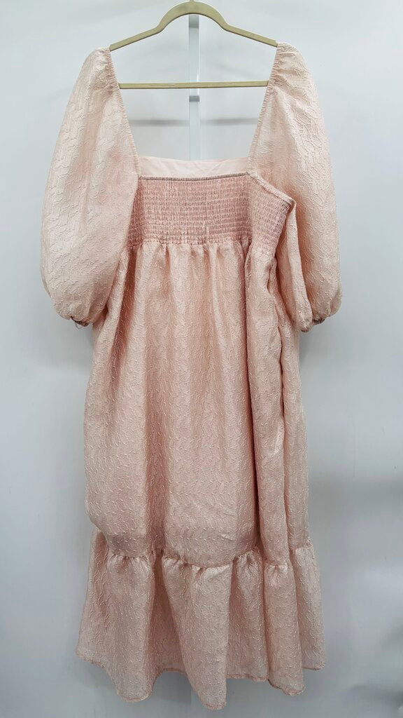 Anthropologie Maxi Dress Pink XL