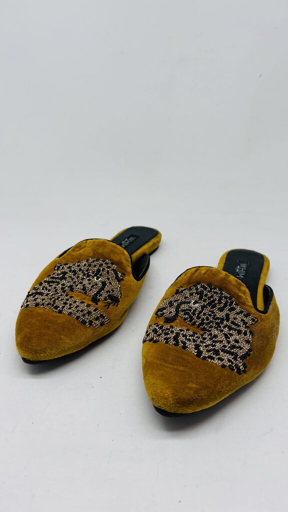Whim New York Mules Gold 8.5