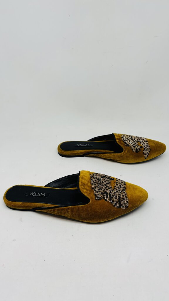 Whim New York Mules Gold 8.5