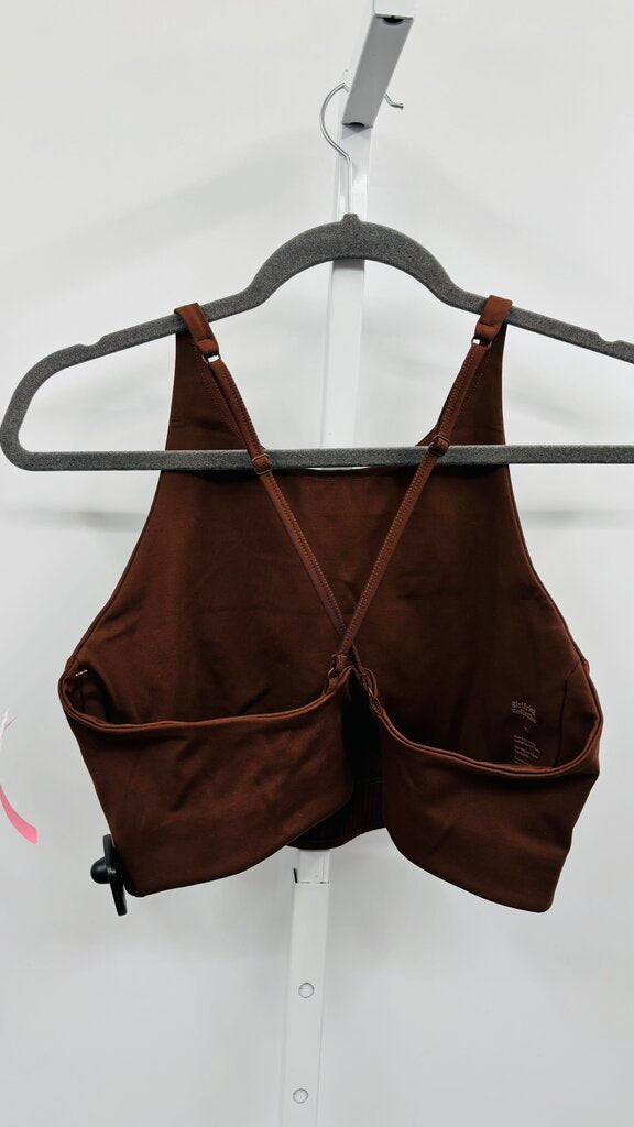 Girlfriend Collective Sports Bra Brown XL