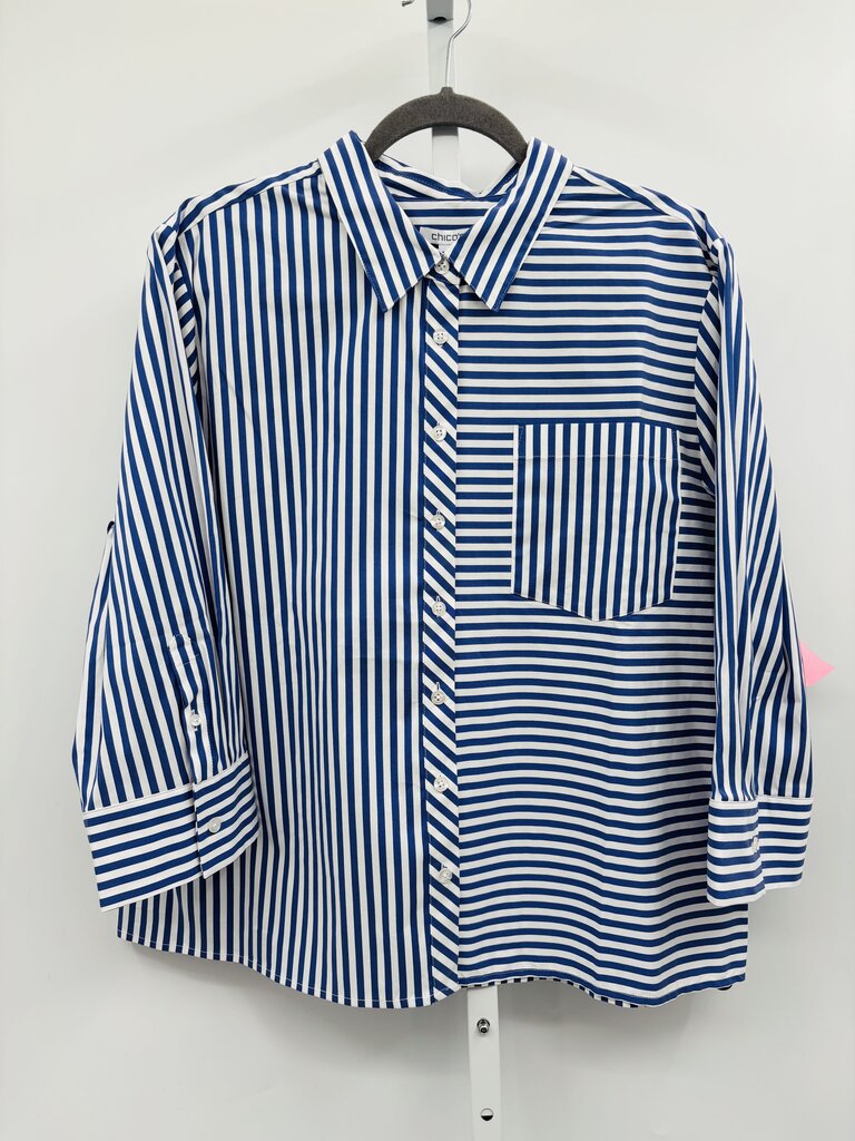 Chico's Shirt Blue XL