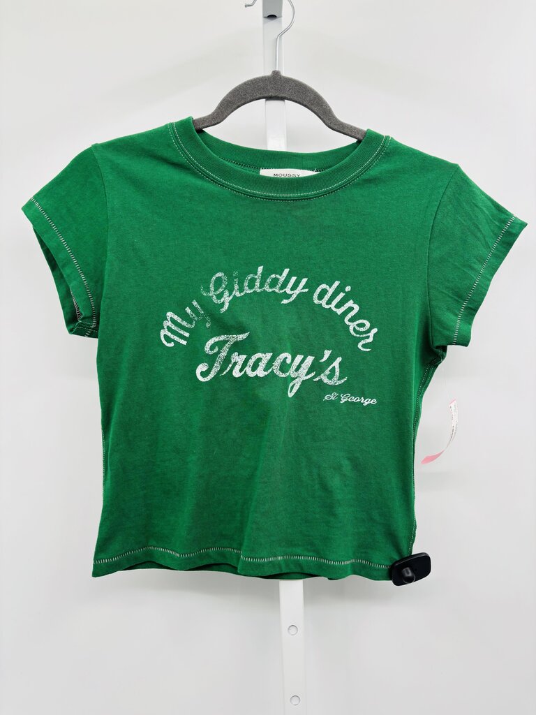 Moussy T-Shirt Green XS
