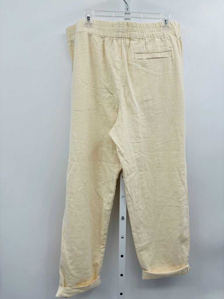 Marine Layer Pants Straight Beige XL