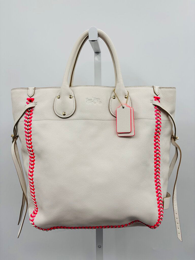 Coach Tote White