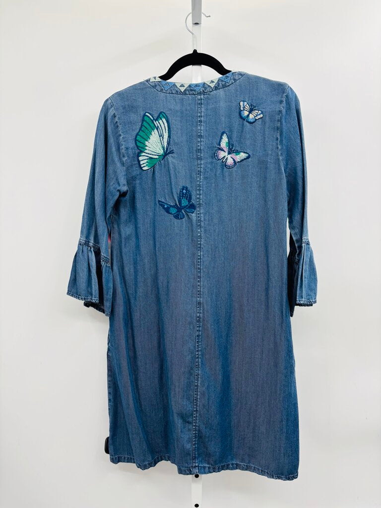 Johnny Was Workshop Dress Denim XS