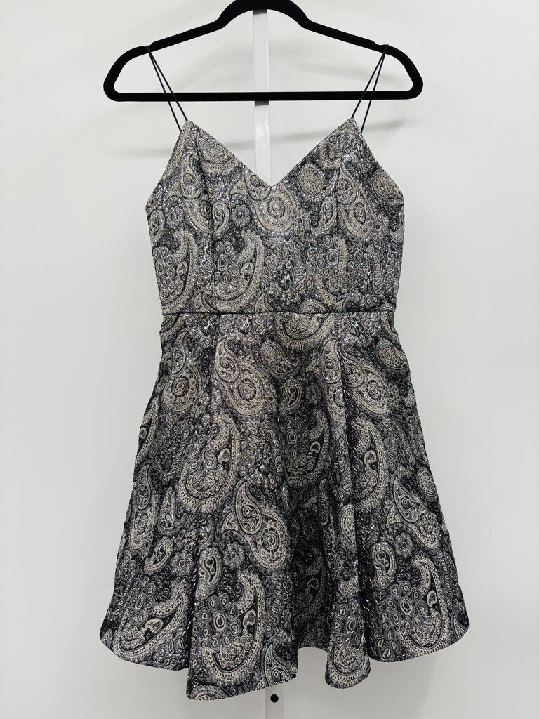 Alice + Olivia Dress Silver 2