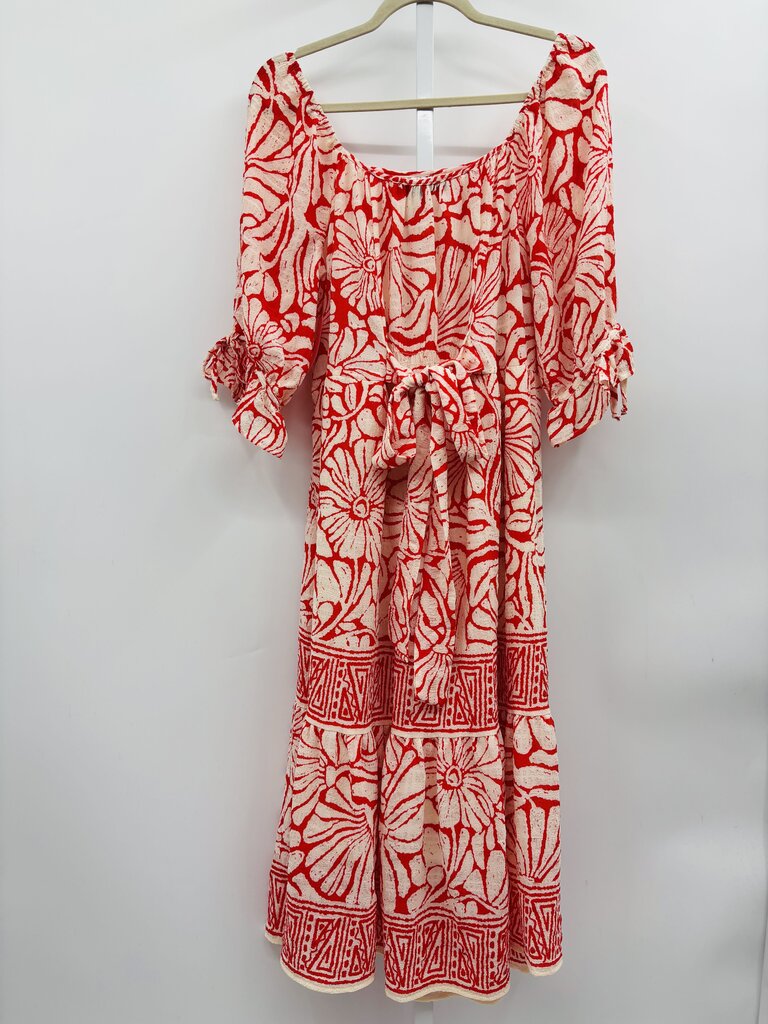 Figueroa & Flower Maxi Dress Red L