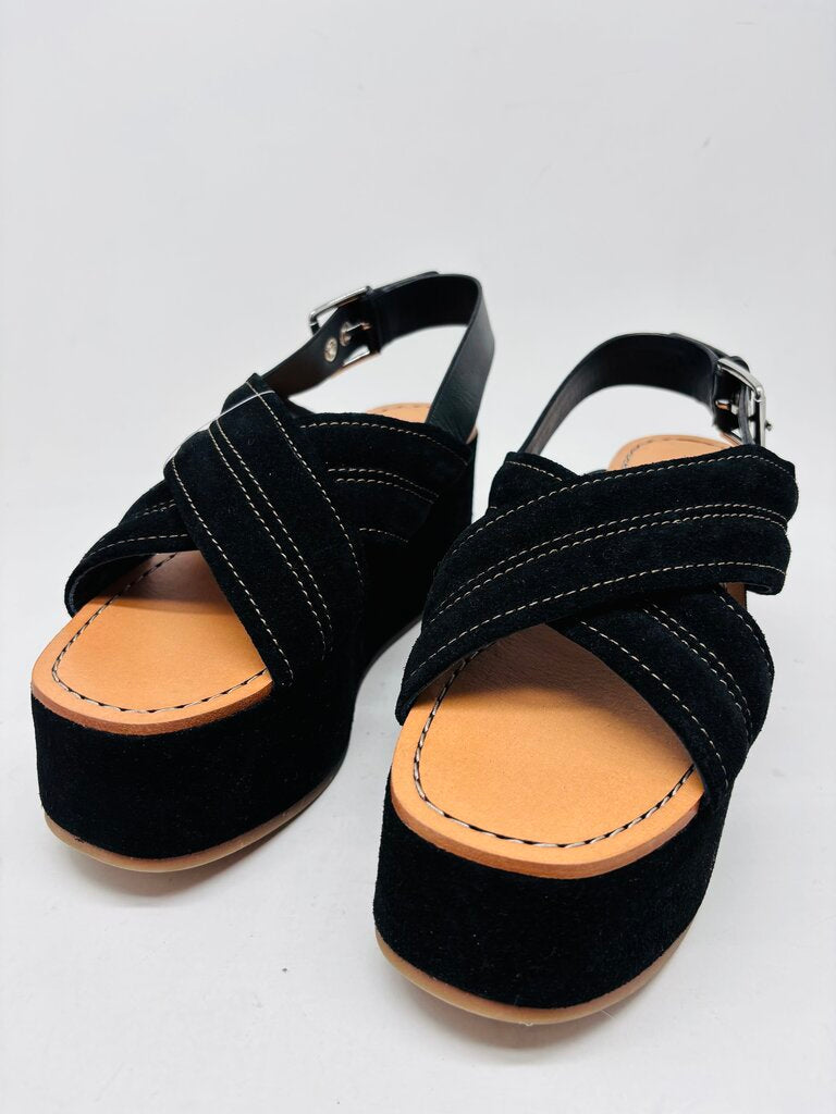 Free People Wedge Black 7