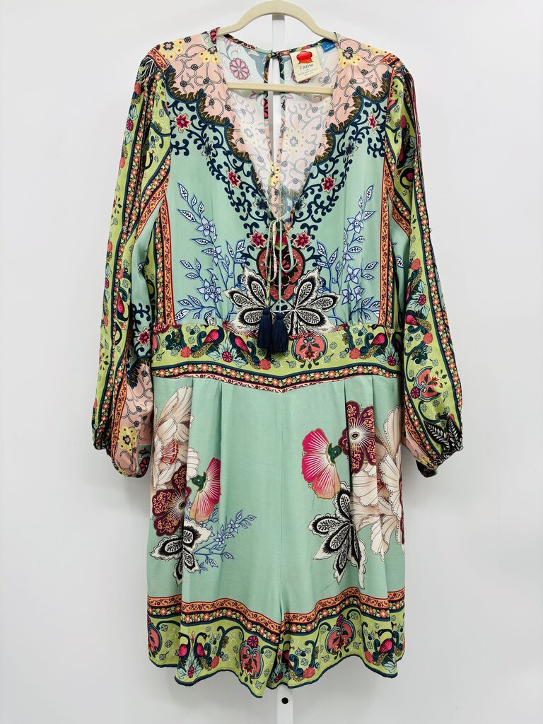 Farm Romper Teal XL