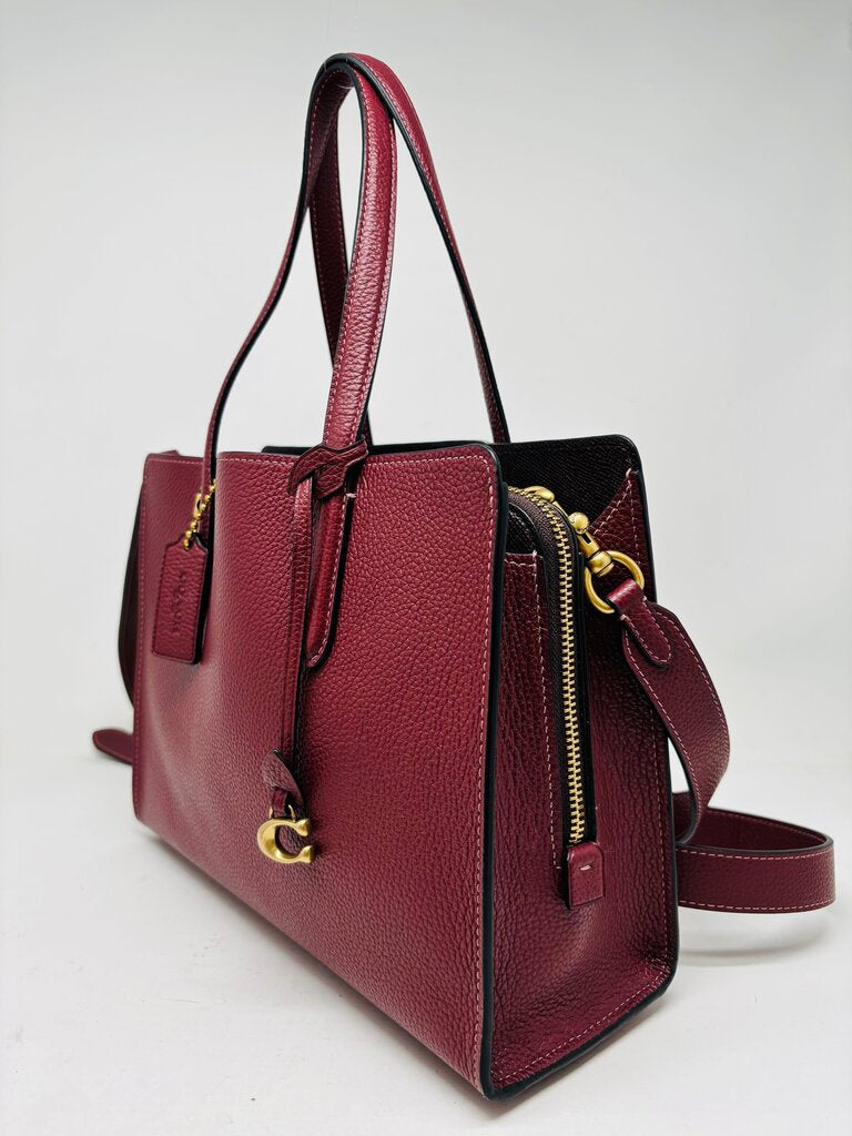 Coach Handbag Burgundy