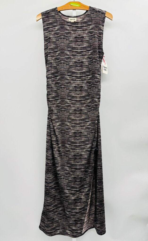 Open Edit Maxi Dress Plus Brown XXL