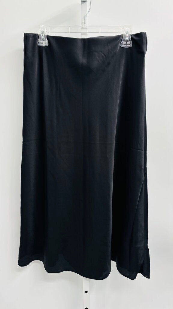 Ann Taylor Skirt Midi Black M