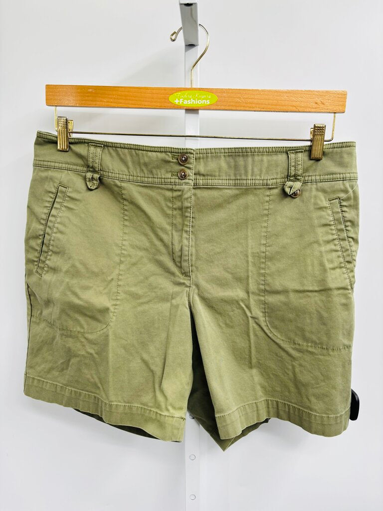 Talbots Shorts Green 16