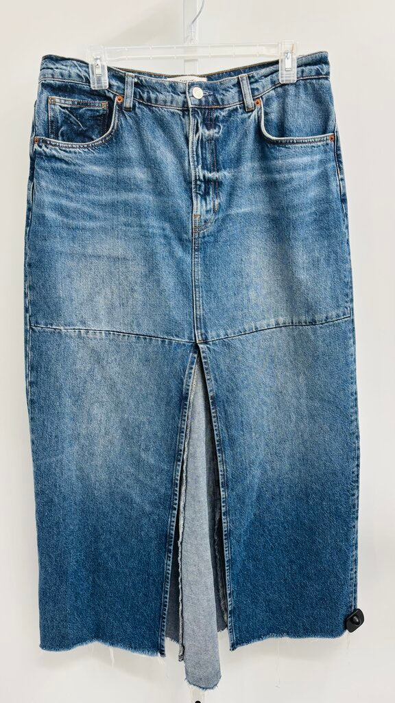 Reformation Skirt Maxi Denim 10