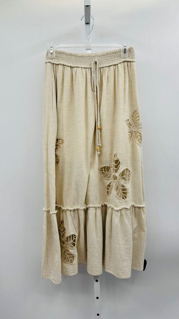 Mystree Skirt Maxi Beige S