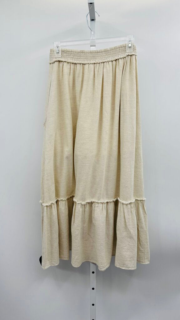 Mystree Skirt Maxi Beige S