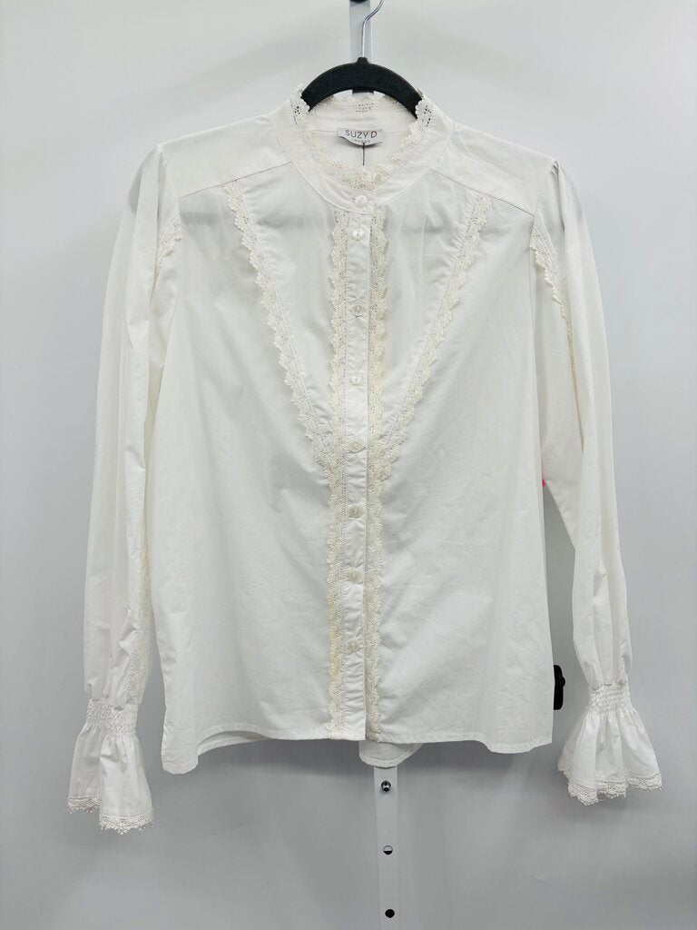 Suzy D Blouse White M