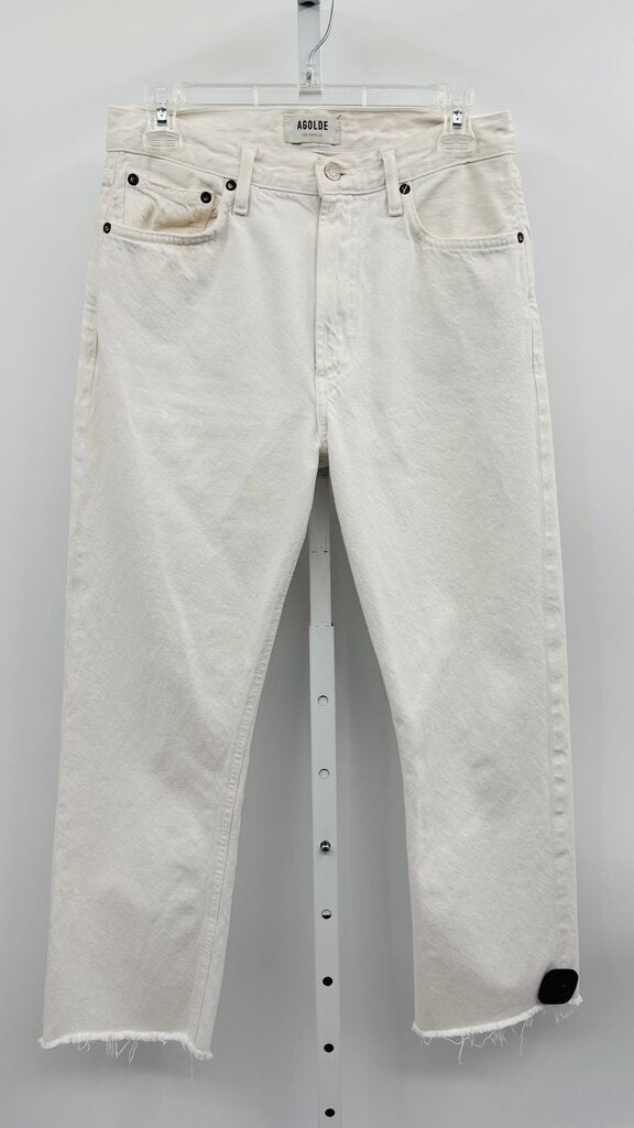 Agolde Jeans Straight White 4