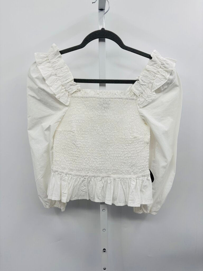 The Drop Blouse White M