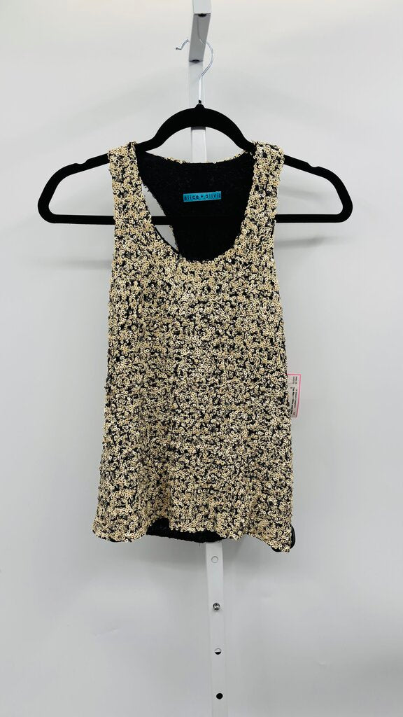 Alice + Olivia Top Beige S