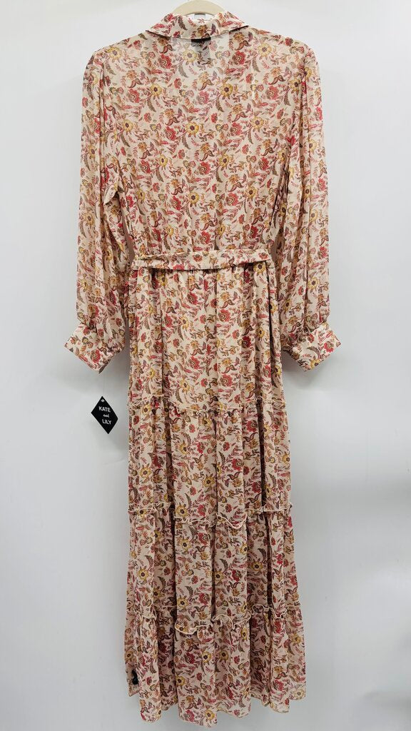 Kate and Lily Maxi Dress Beige 12