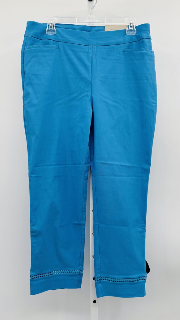 Chico's Pants Straight Blue 10